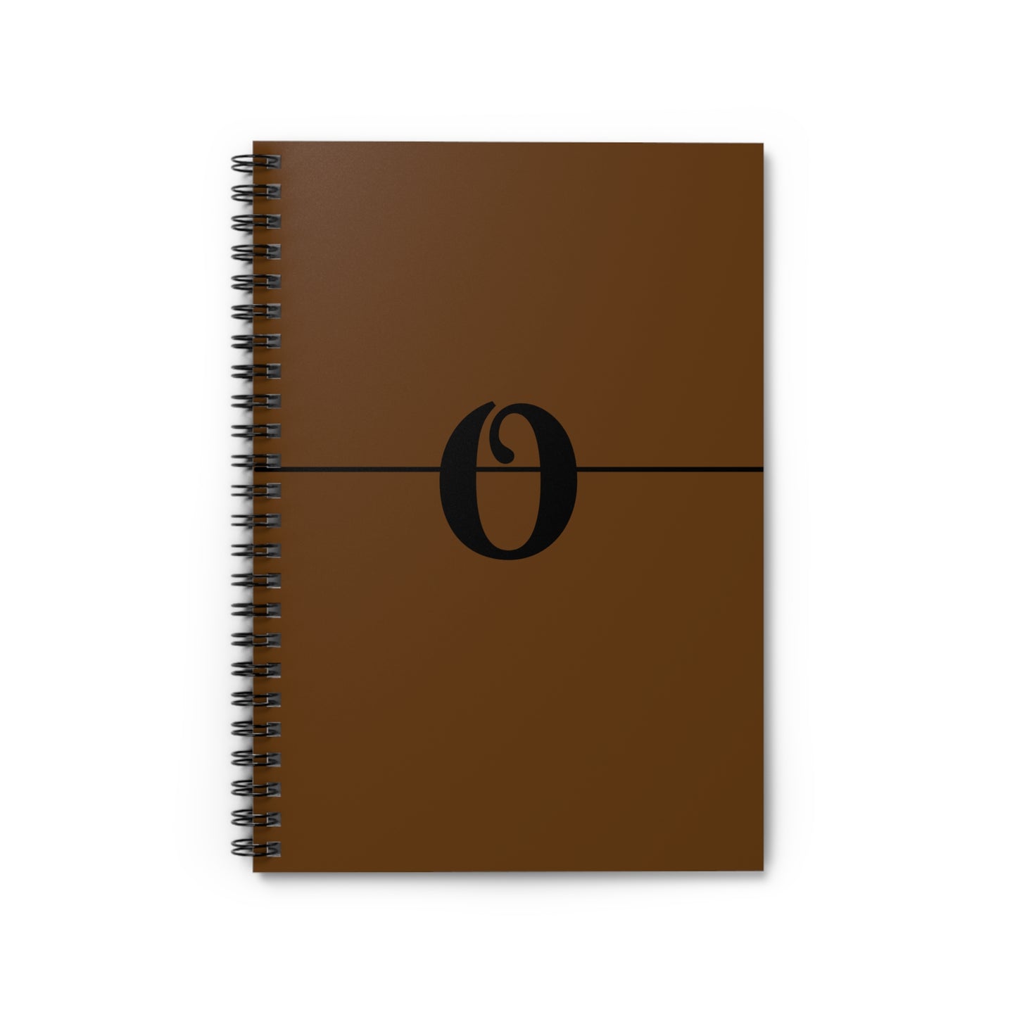 EllejaiisTravels Letter "O" Spiral Notebook - Ruled Line