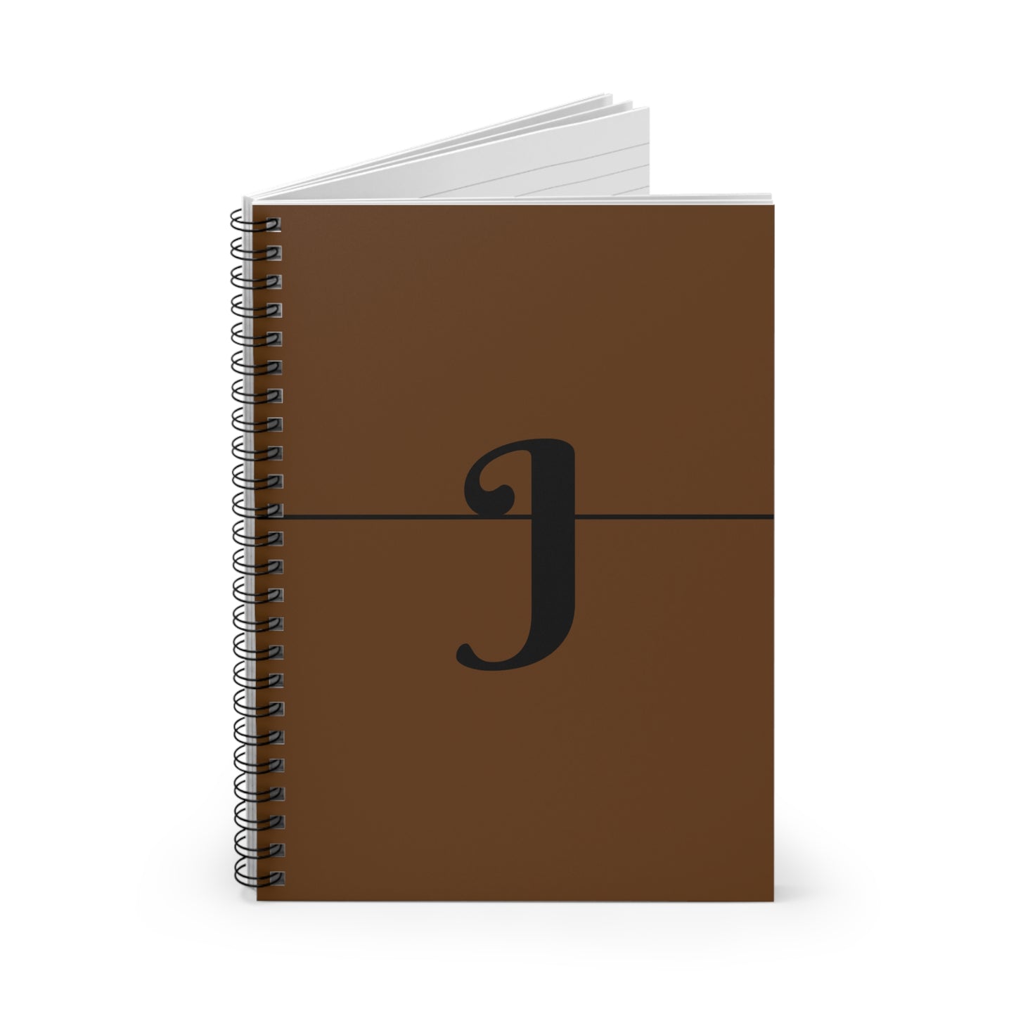 EllejaiisTravels Letter "J" Spiral Notebook - Ruled Line
