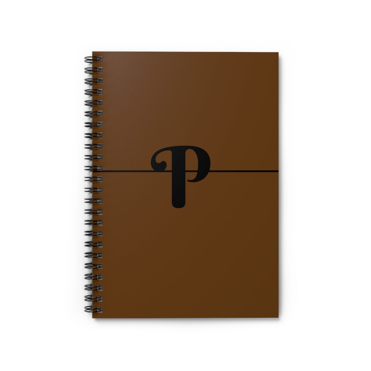 EllejaiisTravels Letter "P" Spiral Notebook - Ruled Line
