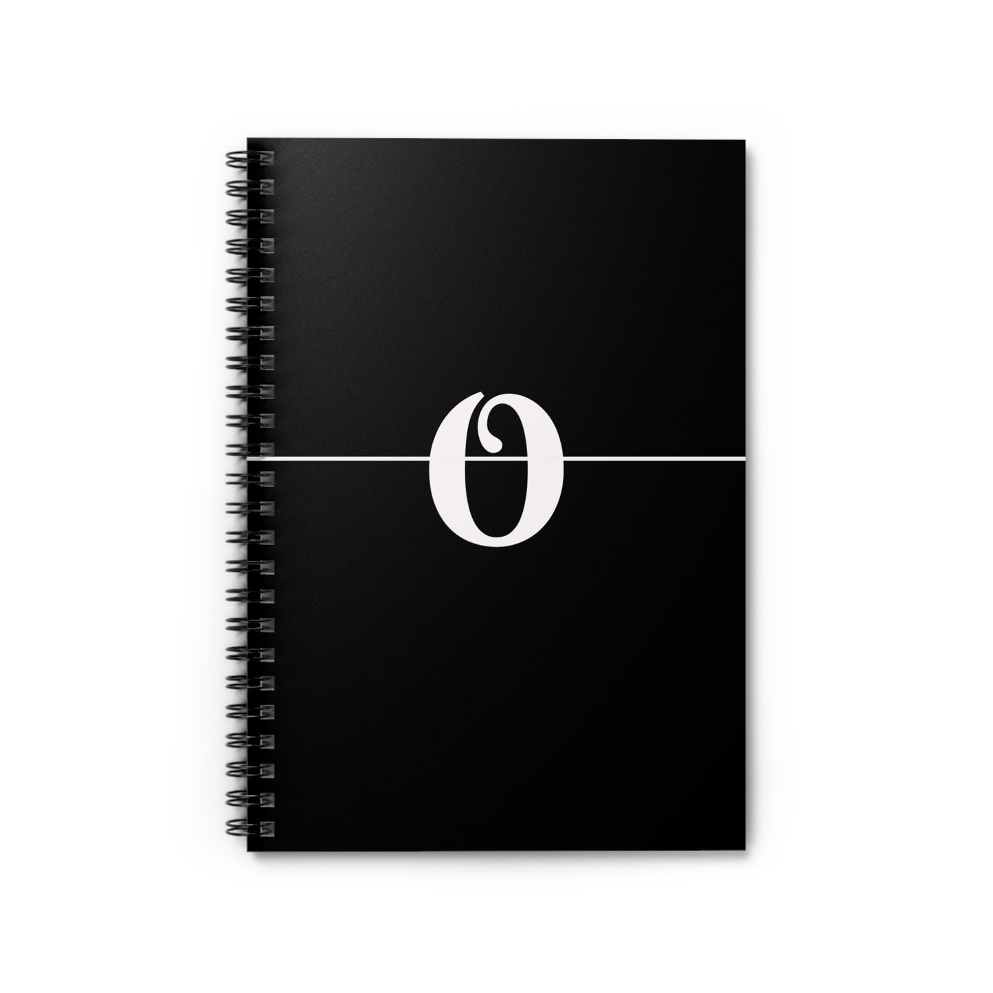 EllejaiisTravels Letter "O" Pink Spiral Notebook - Ruled Line