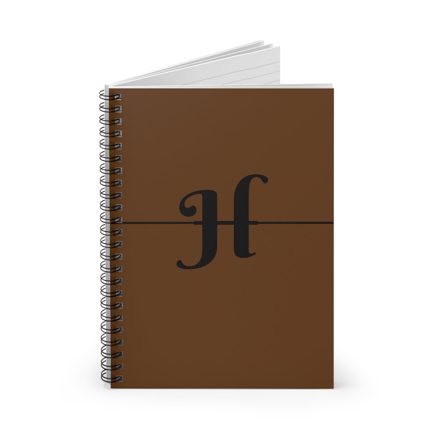 EllejaiisTravels Letter "H" Spiral Notebook - Ruled Line