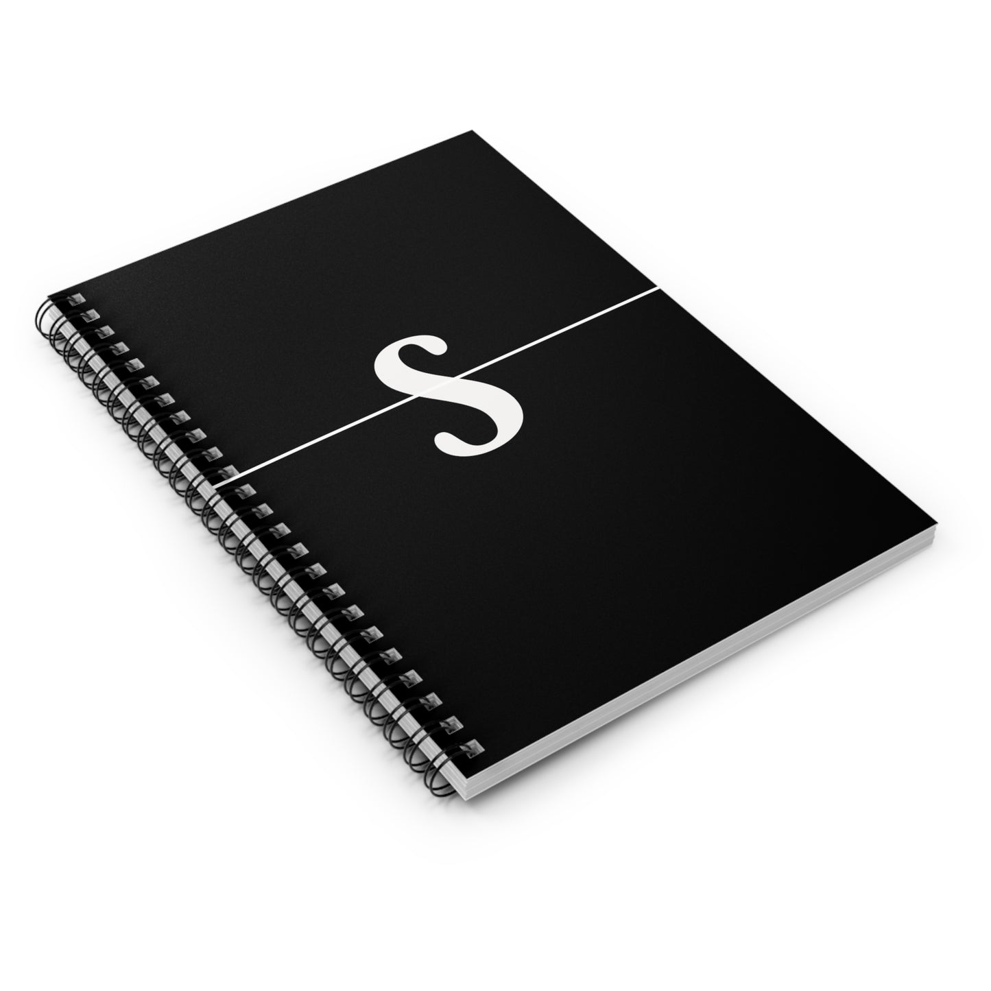 EllejaiisTravels Letter "S" Pink Spiral Notebook - Ruled Line