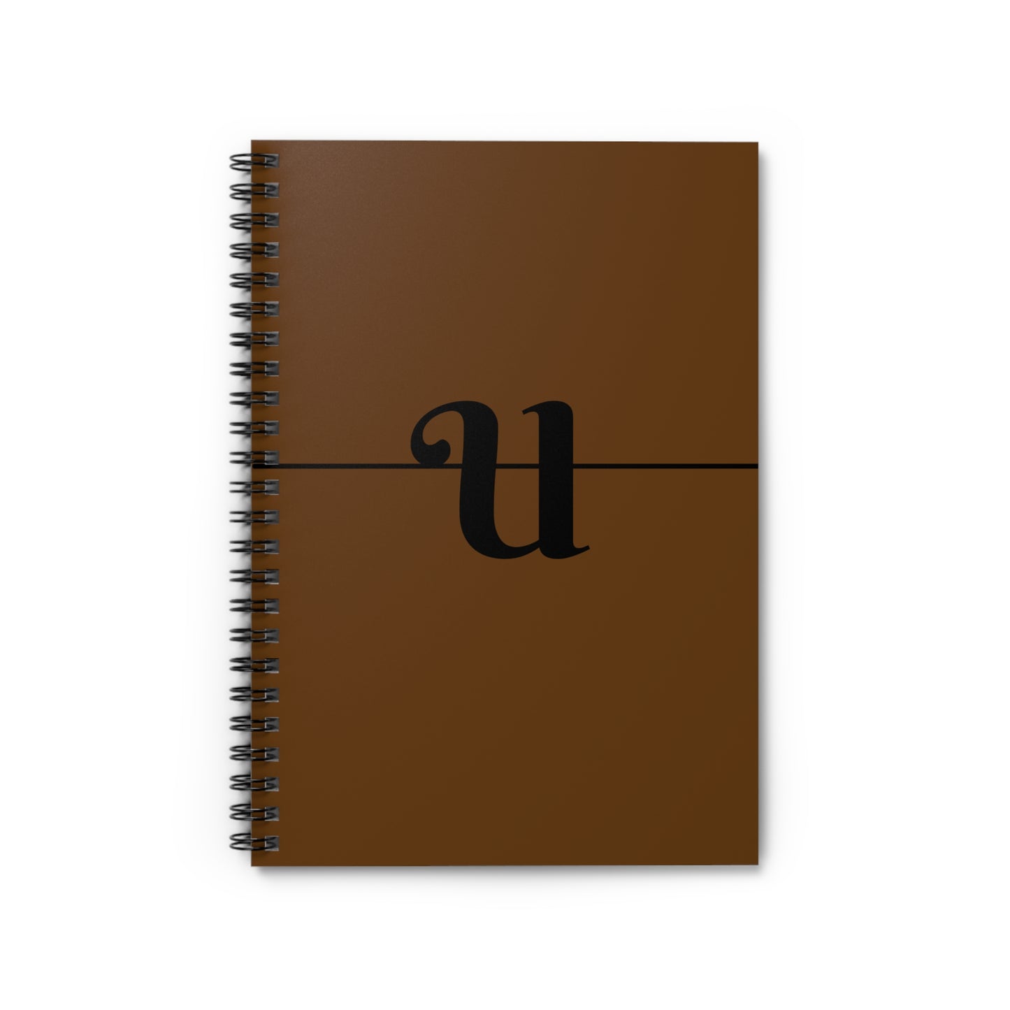 EllejaiisTravels Letter "U" Spiral Notebook - Ruled Line