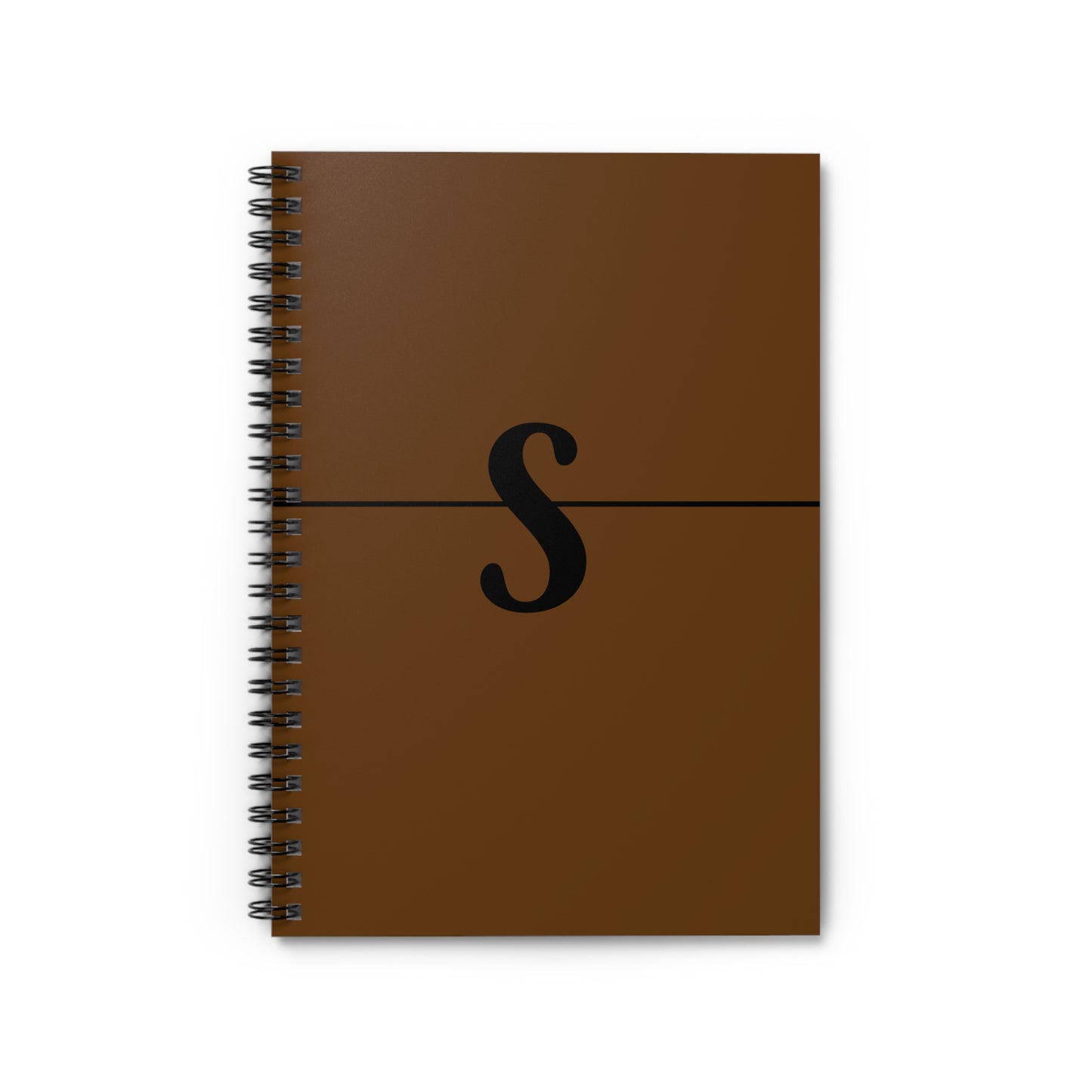 EllejaiisTravels Letter "S" Spiral Notebook - Ruled Line