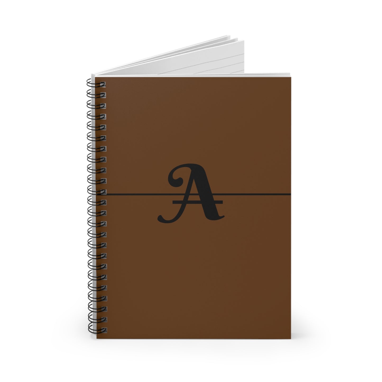 EllejaiisTravels Letter "A" Spiral Notebook - Ruled Line