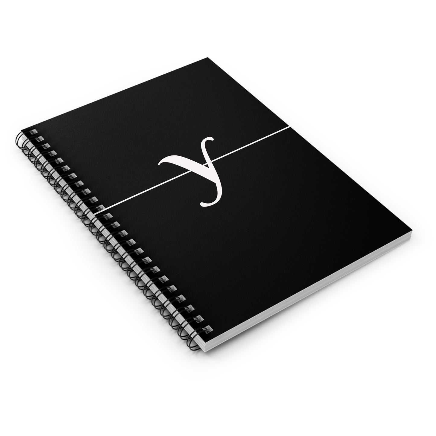 EllejaiisTravels Letter "Y" Pink Spiral Notebook - Ruled Line