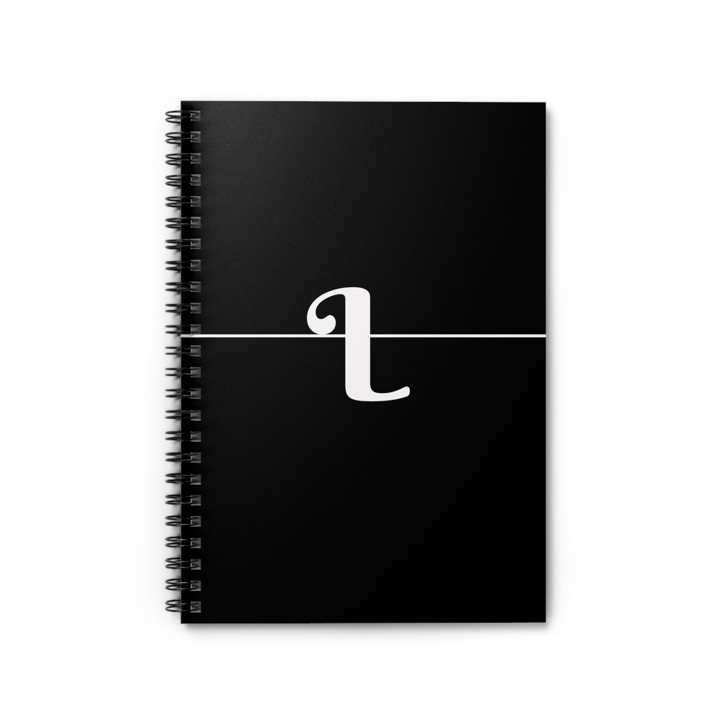 EllejaiisTravels Letter "L" Pink Spiral Notebook - Ruled Line