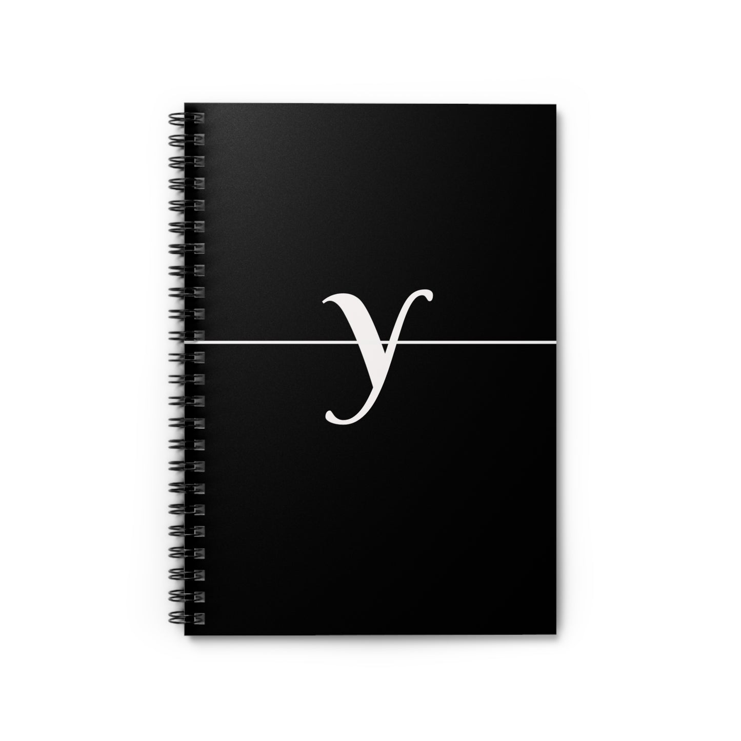 EllejaiisTravels Letter "Y" Pink Spiral Notebook - Ruled Line