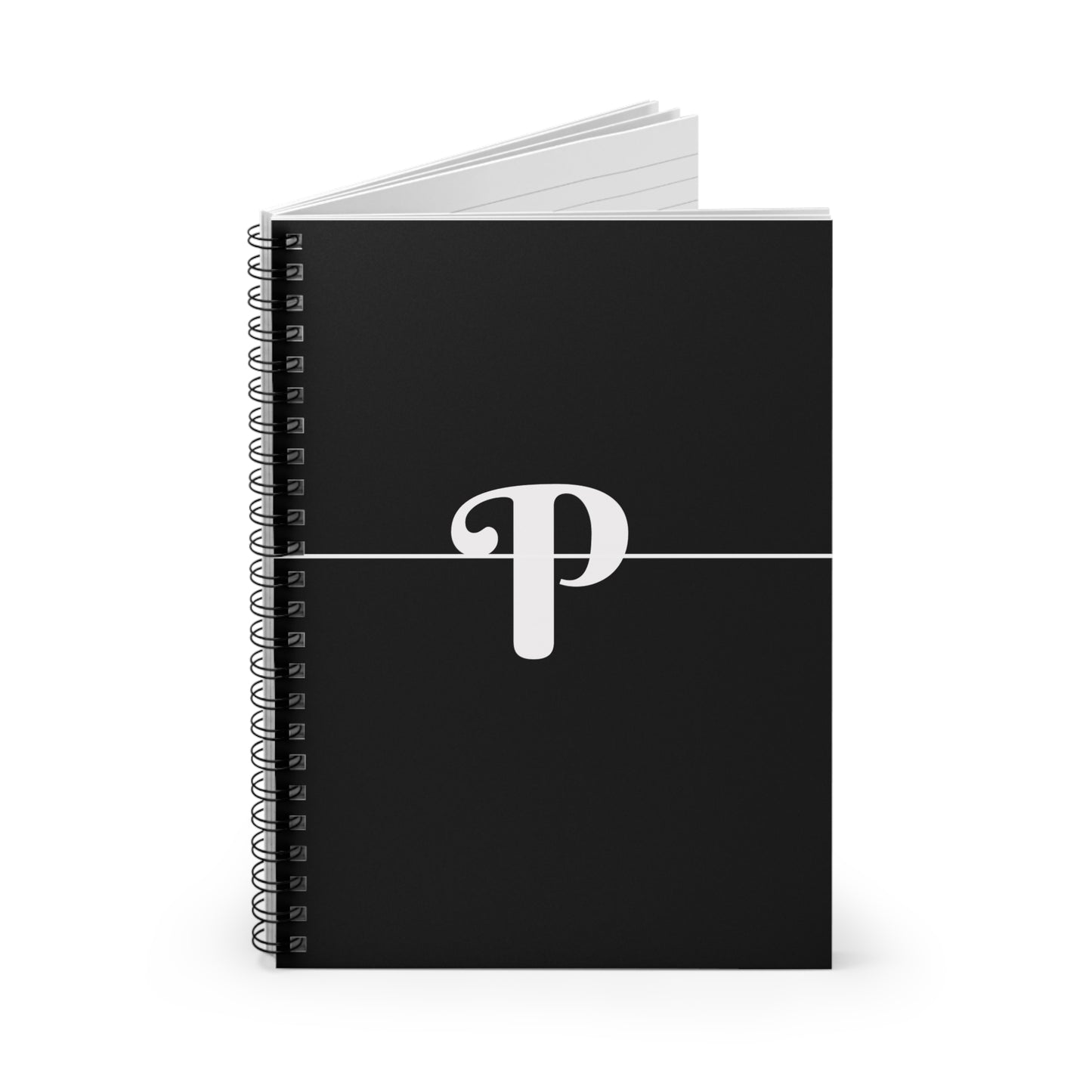 EllejaiisTravels Letter "P" Pink Spiral Notebook - Ruled Line