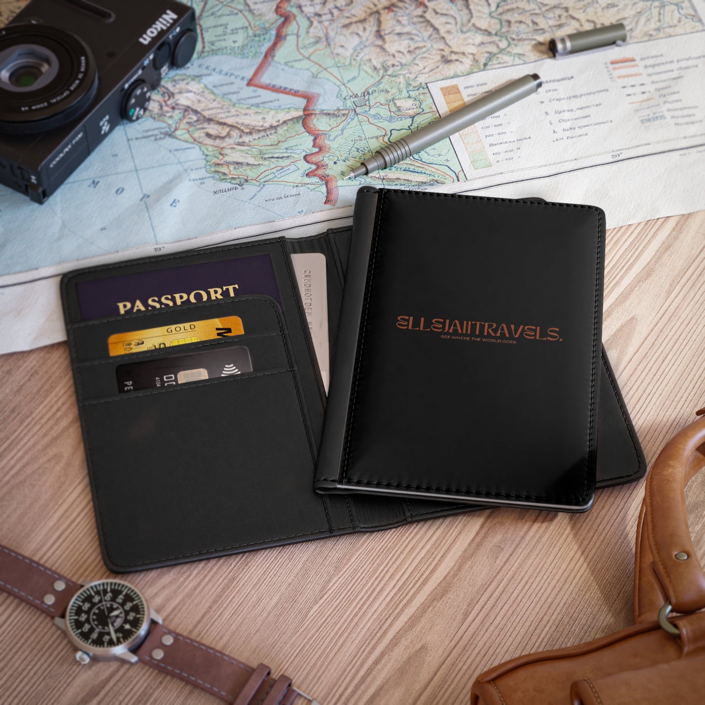 EllejaiiTravels Passport Cover
