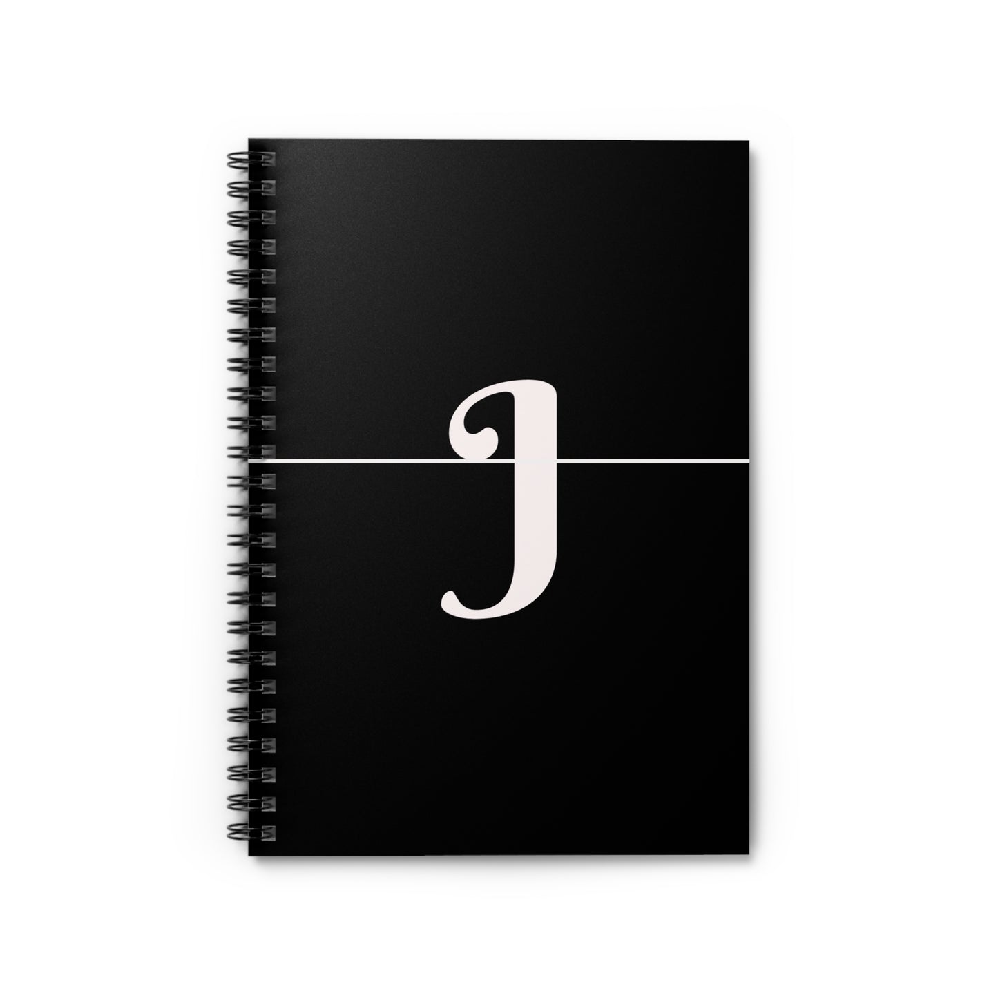 EllejaiisTravels Letter "J" Pink Spiral Notebook - Ruled Line