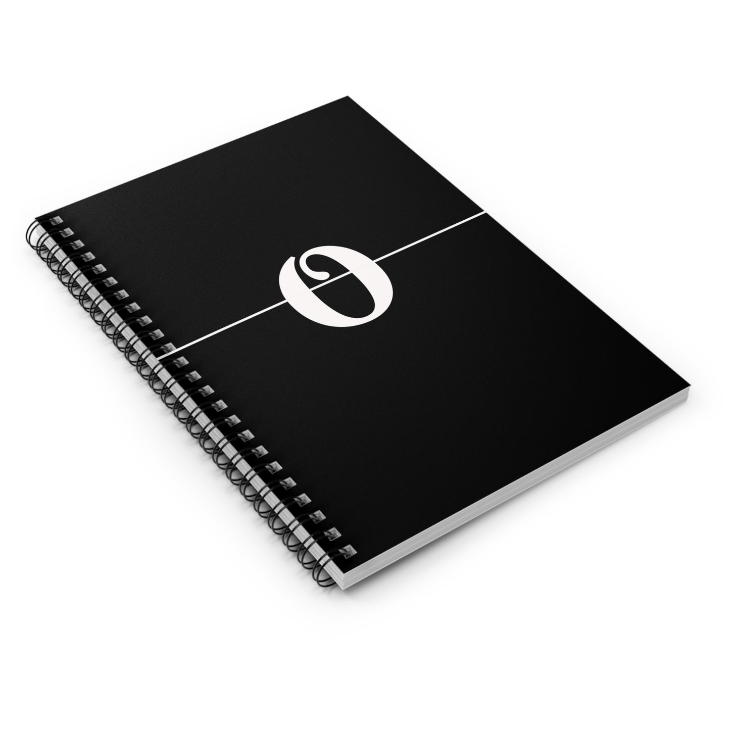 EllejaiisTravels Letter "O" Pink Spiral Notebook - Ruled Line