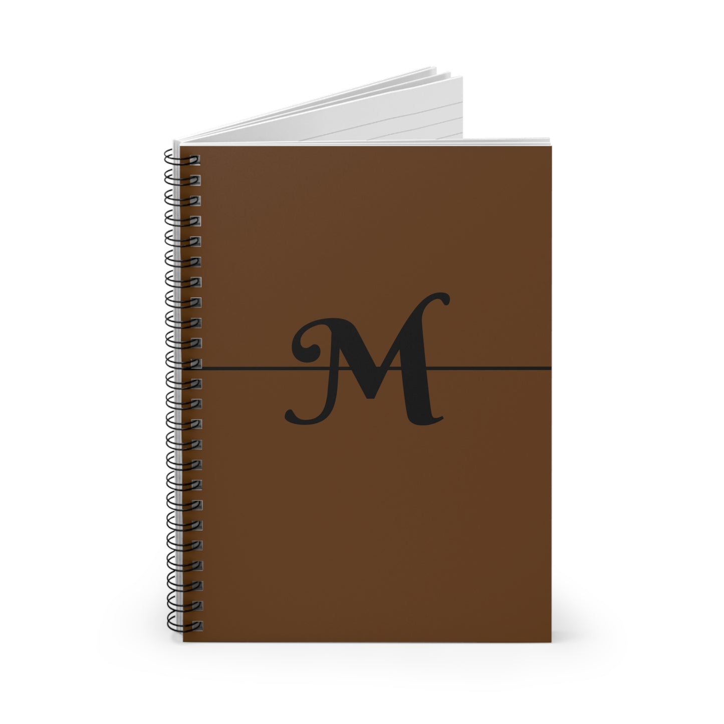 EllejaiisTravels Letter "M" Spiral Notebook - Ruled Line