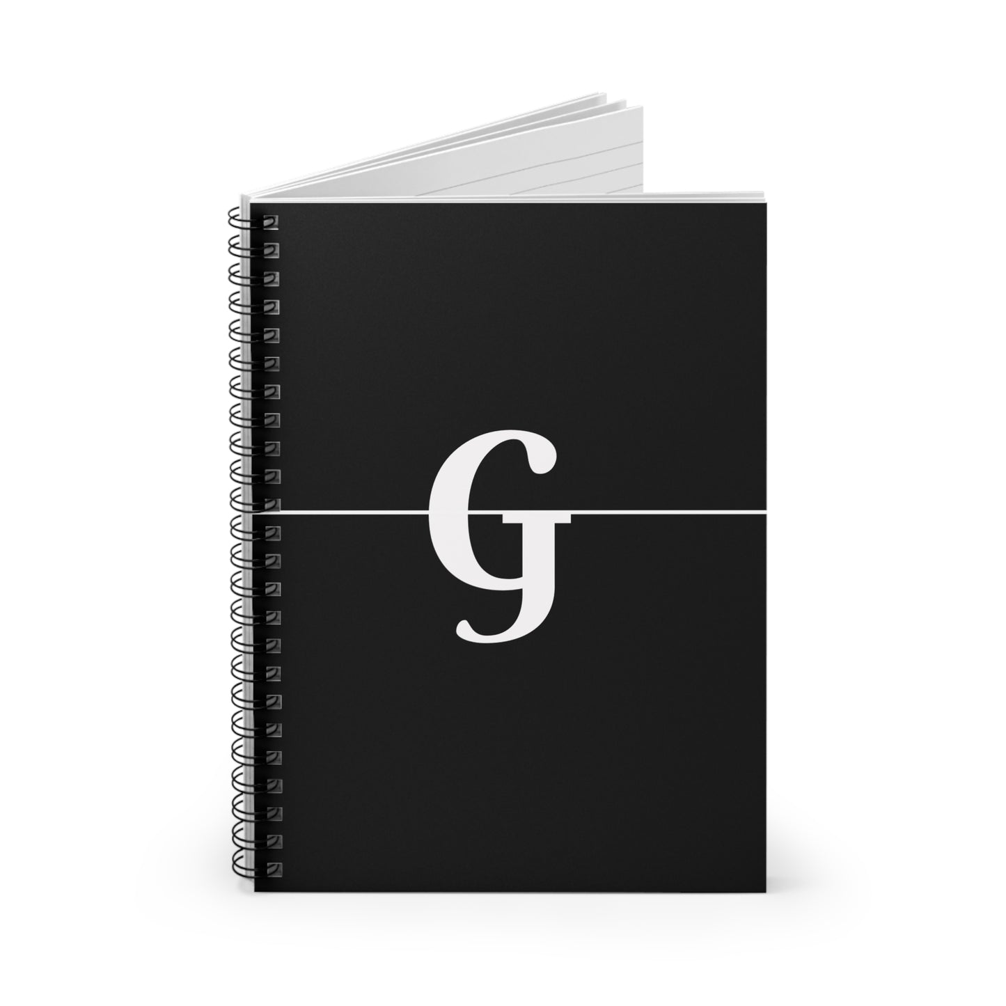 EllejaiisTravels Letter "G" Pink Spiral Notebook - Ruled Line