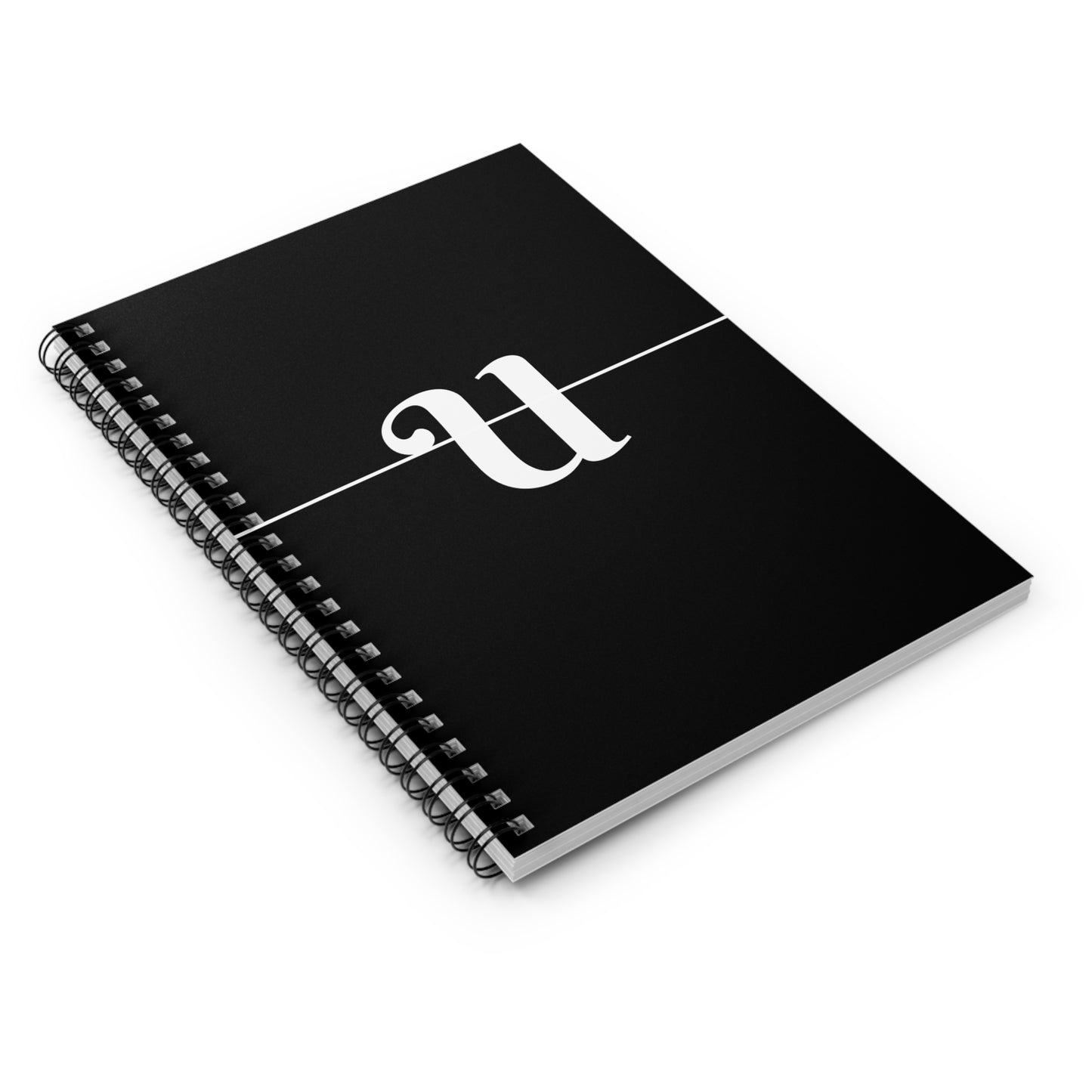 EllejaiisTravels Letter "U" Pink Spiral Notebook - Ruled Line