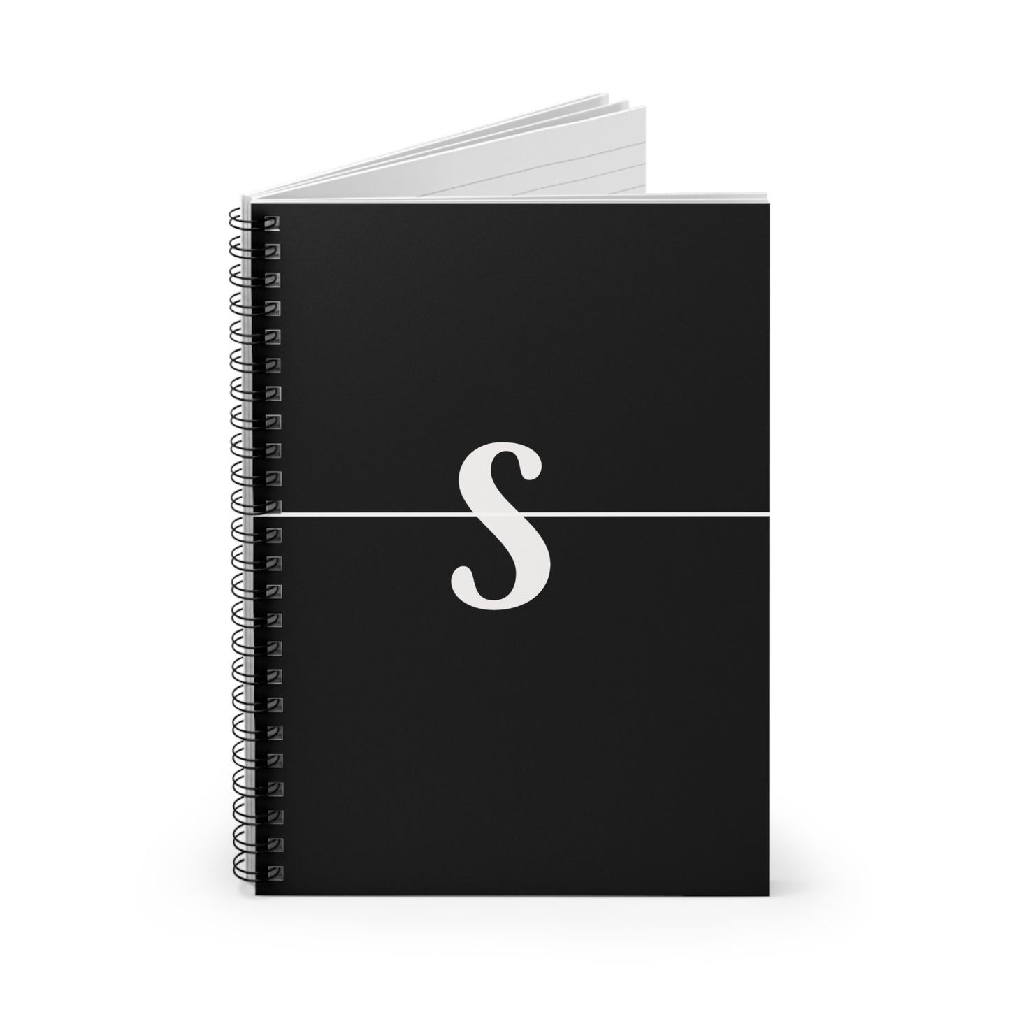 EllejaiisTravels Letter "S" Pink Spiral Notebook - Ruled Line