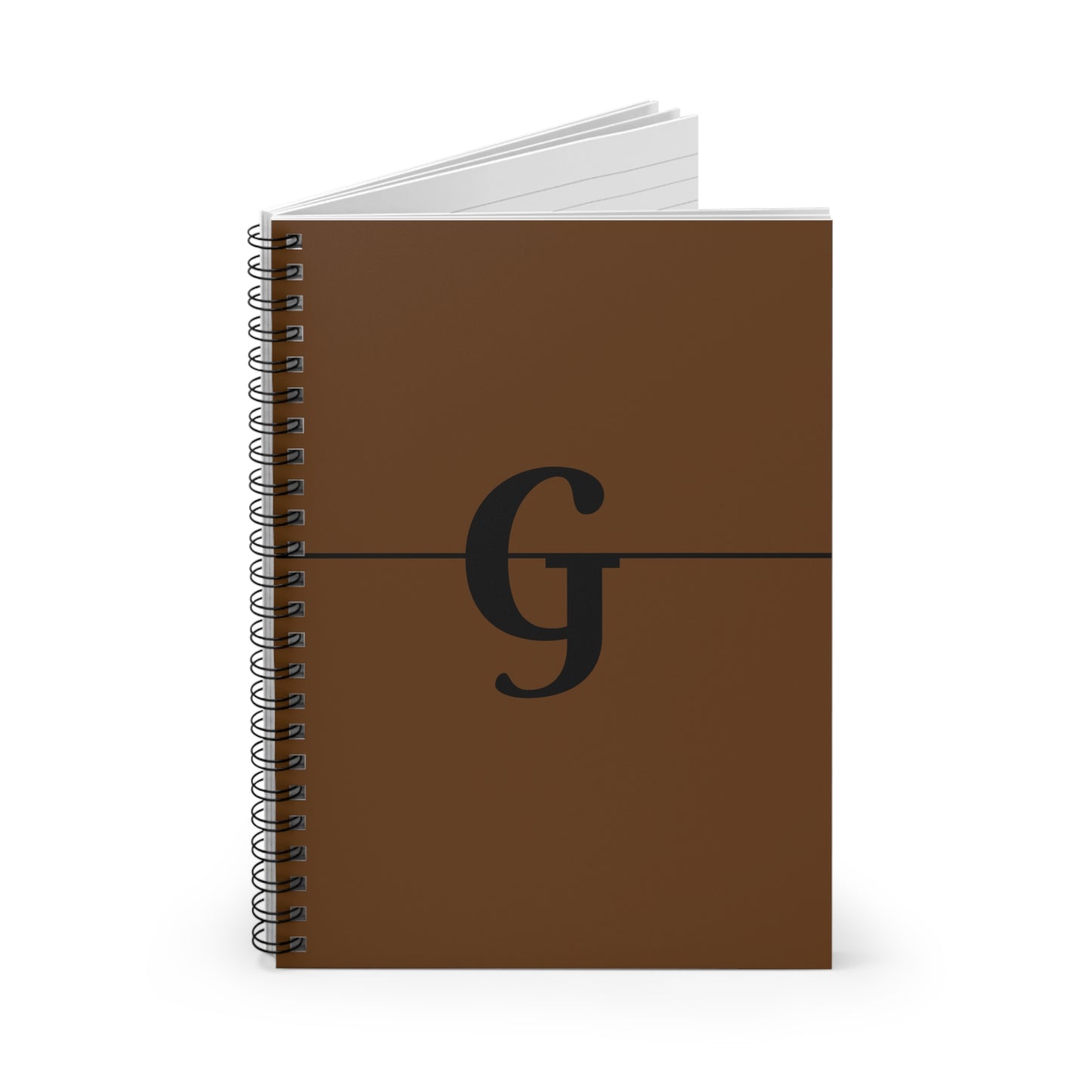 EllejaiisTravels Letter "G" Spiral Notebook - Ruled Line