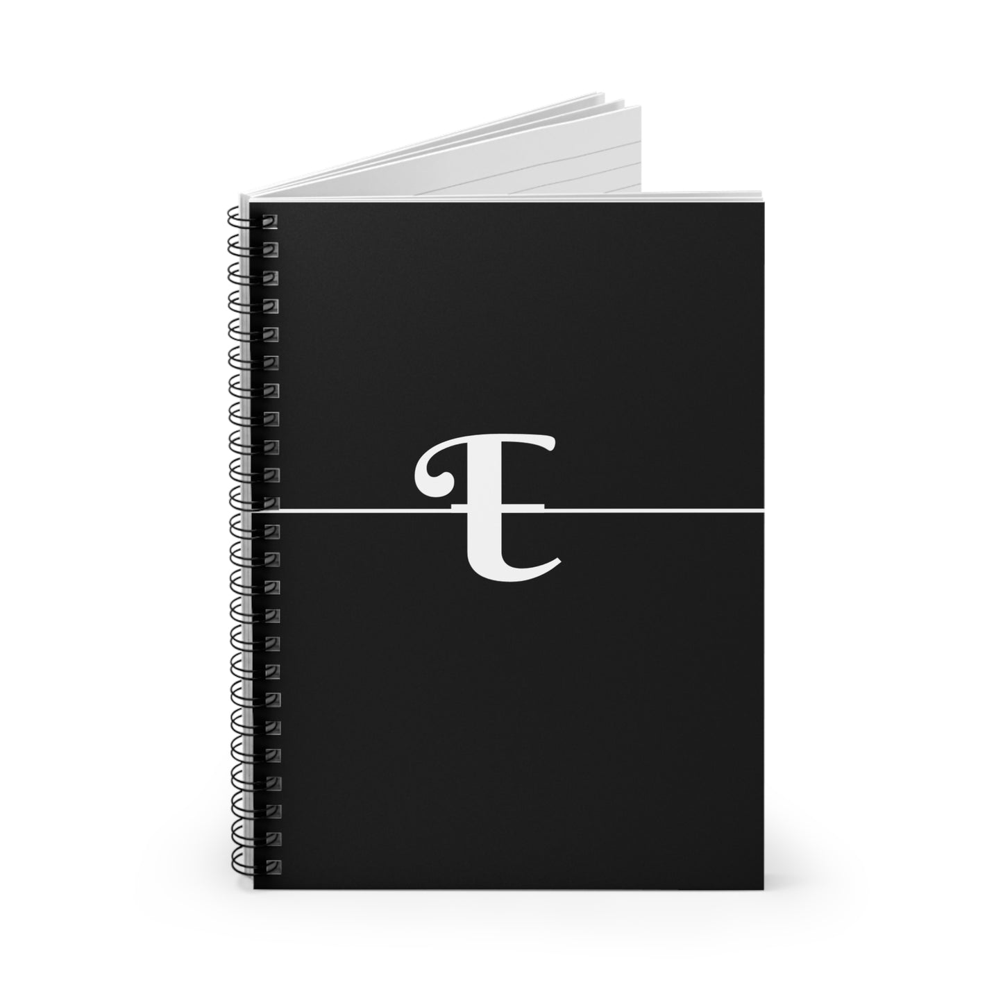EllejaiisTravels Letter "E" Pink Spiral Notebook - Ruled Line