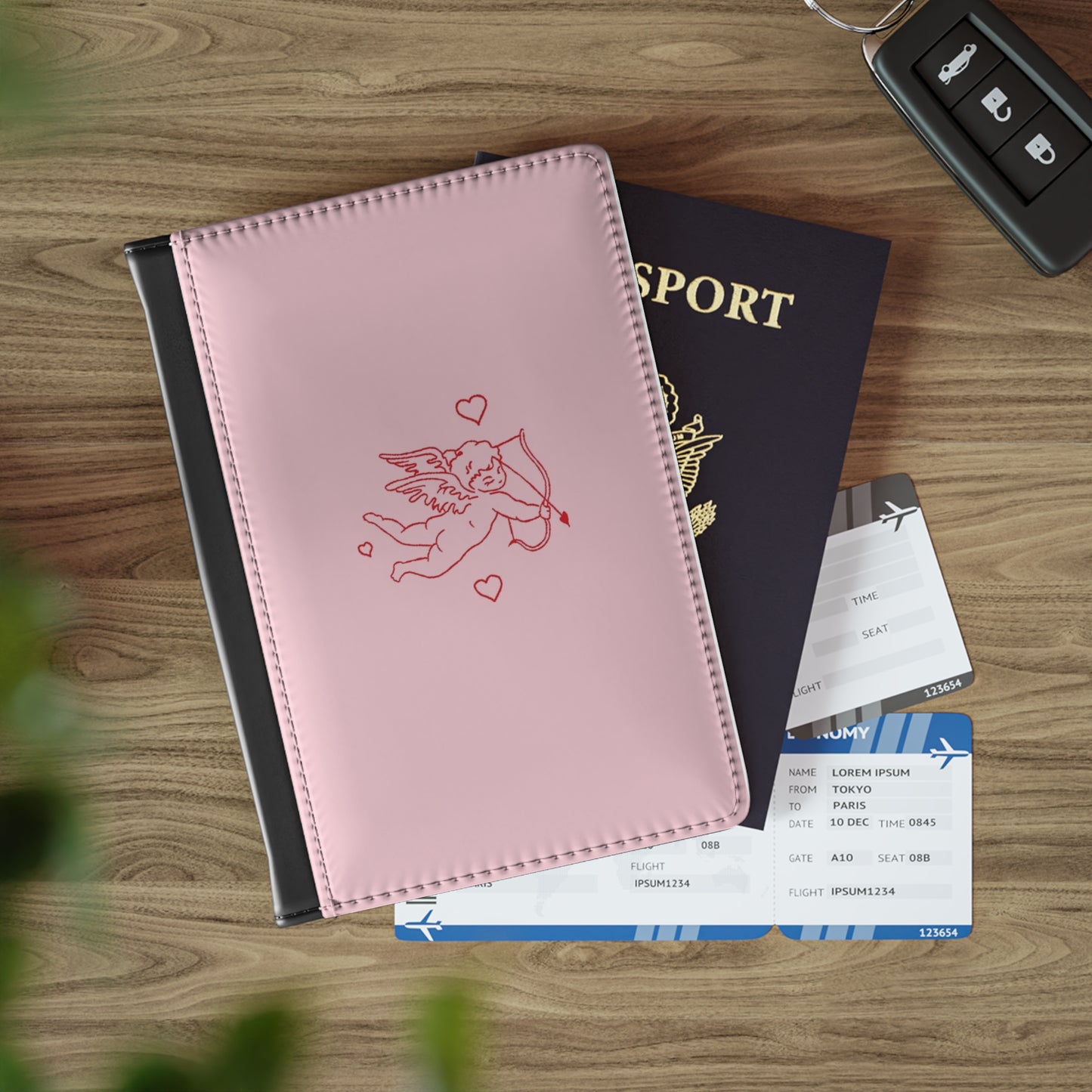 Cupid's Arrow EllejaiiTravels Valentines Day Passport Cover