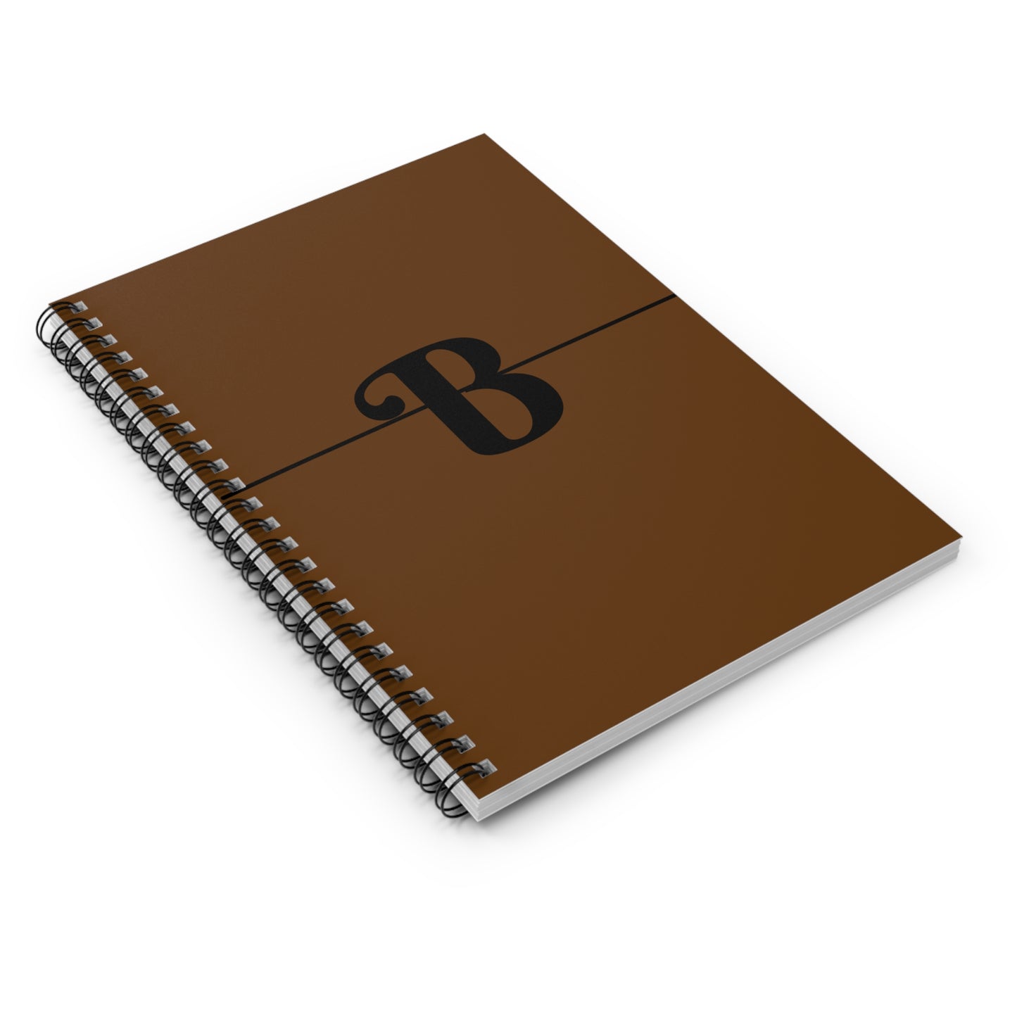 EllejaiisTravels Letter "B" Spiral Notebook - Ruled Line