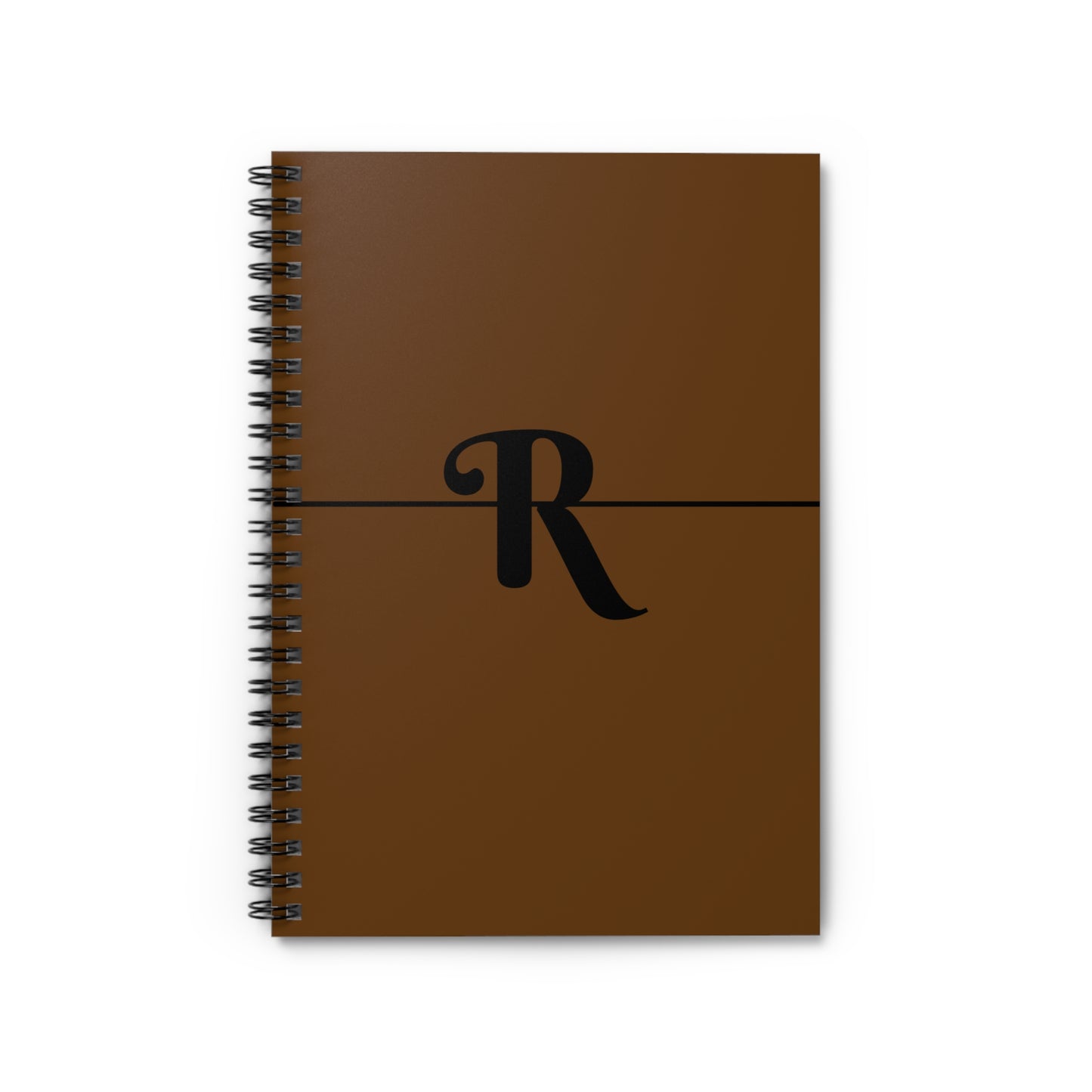 EllejaiisTravels Letter "R" Spiral Notebook - Ruled Line