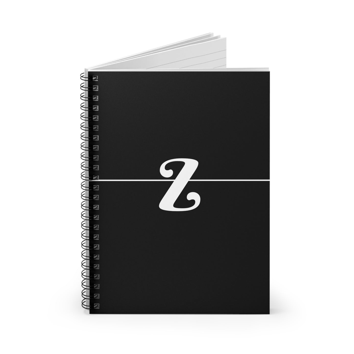 EllejaiisTravels Letter "Z" Pink Spiral Notebook - Ruled Line