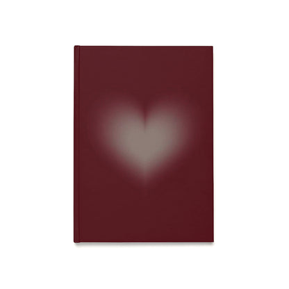 Valentines Heart Travel Sketchbook' Hardcover Journal