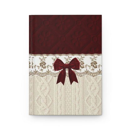 Ellejaiitravels Holiday Stocking Hardcover Journal — Floral Berry Notebook
