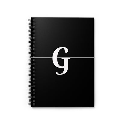 EllejaiisTravels Letter "G" Pink Spiral Notebook - Ruled Line