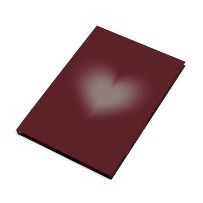 Valentines Heart Travel Sketchbook' Hardcover Journal