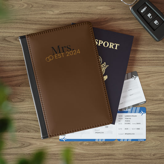 Mrs.' EllejaiiTravels Passport Cover