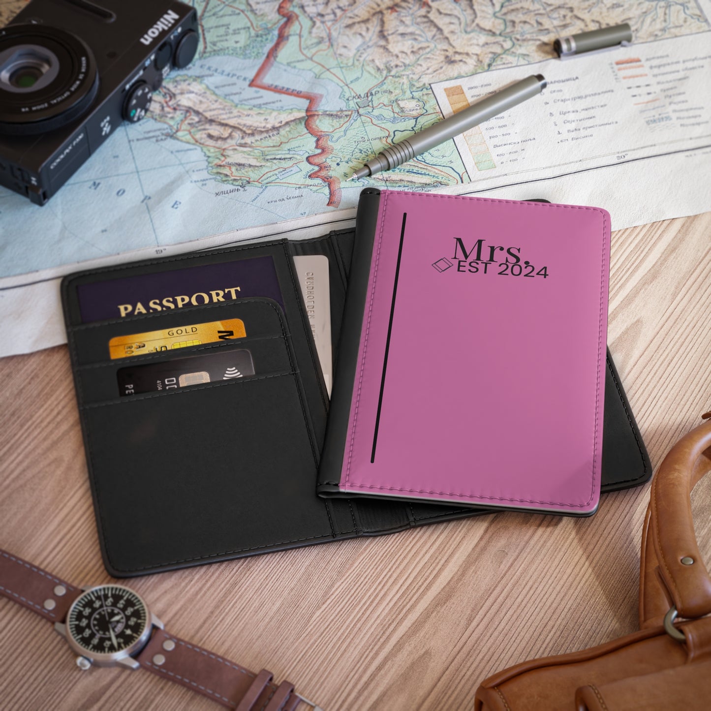 Mrs.' EllejaiiTravels Passport Cover