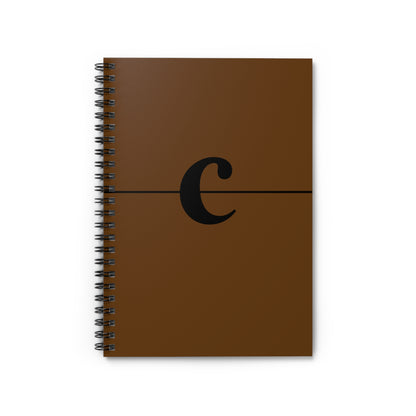EllejaiisTravels Letter "C" Spiral Notebook - Ruled Line