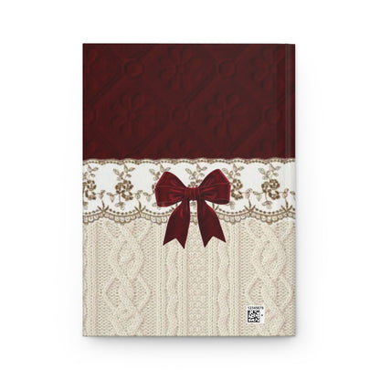 Ellejaiitravels Holiday Stocking Hardcover Journal — Floral Berry Notebook