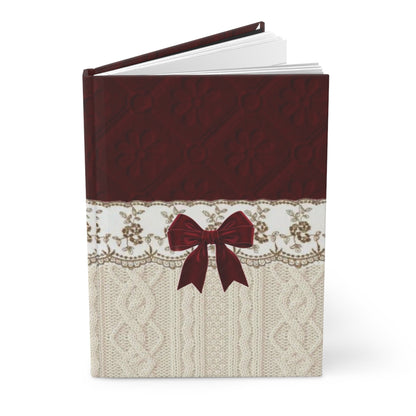 Ellejaiitravels Holiday Stocking Hardcover Journal — Floral Berry Notebook