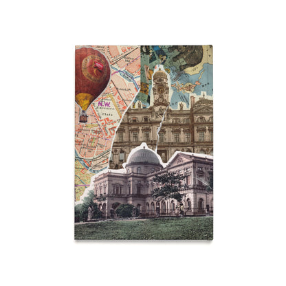 Travel Collage Sketchbook' Hardcover Journal