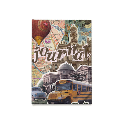 Travel Collage Sketchbook' Hardcover Journal