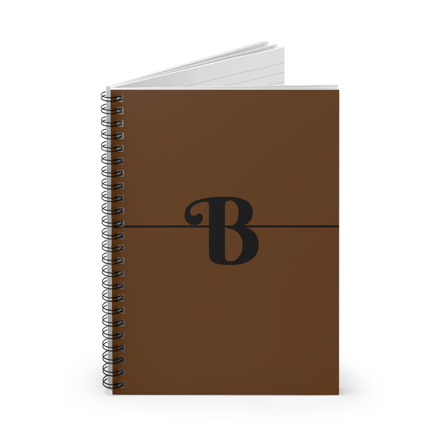 EllejaiisTravels Letter "B" Spiral Notebook - Ruled Line