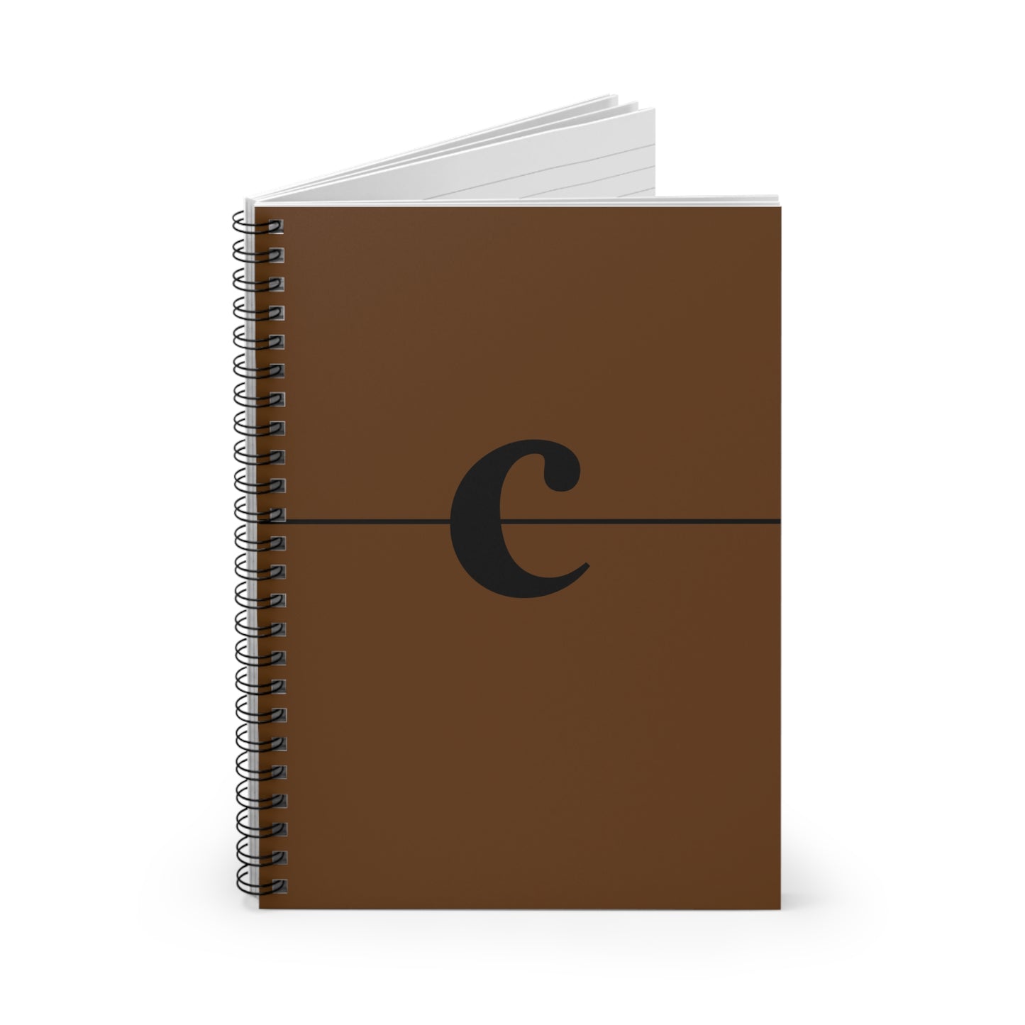 EllejaiisTravels Letter "C" Spiral Notebook - Ruled Line